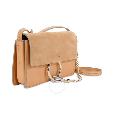 chloe faye misty beige|Chloe Faye Small Leather Clutch .